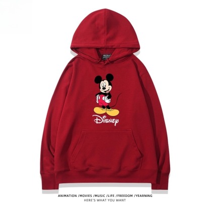米老鼠米奇米妮 聯名衛衣2025秋冬新款親子情侶裝連帽衛衣