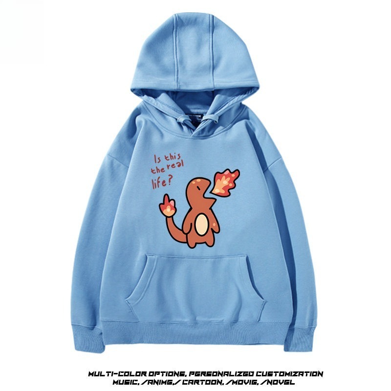 精靈寶可夢 聯名衛衣新款 親子情侶裝連帽衛衣