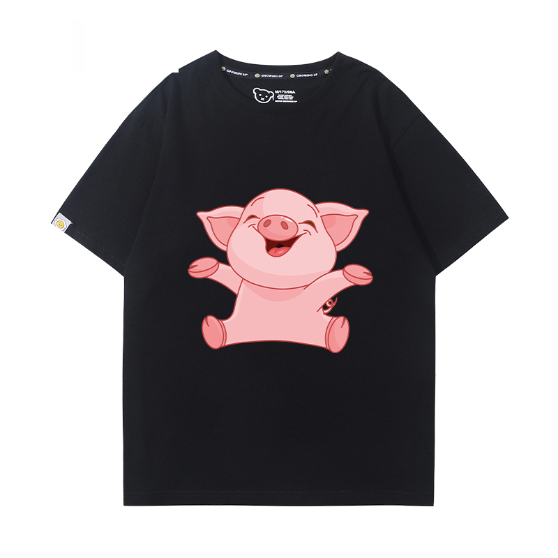 lulu豬 2024親子情侶男女同款 T恤