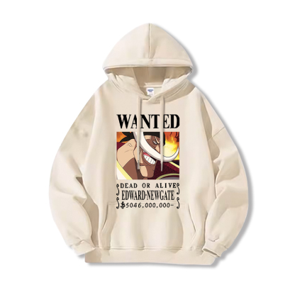 航海王 聯名衛衣2024秋冬新款親子情侶裝薄絨款連帽衛衣