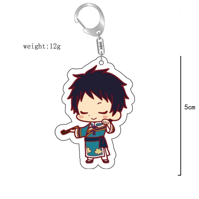 黑執事周邊掛件可愛夏爾塞巴斯醬亞克力鑰匙扣 雙面透明動漫掛飾【單買三件起送】