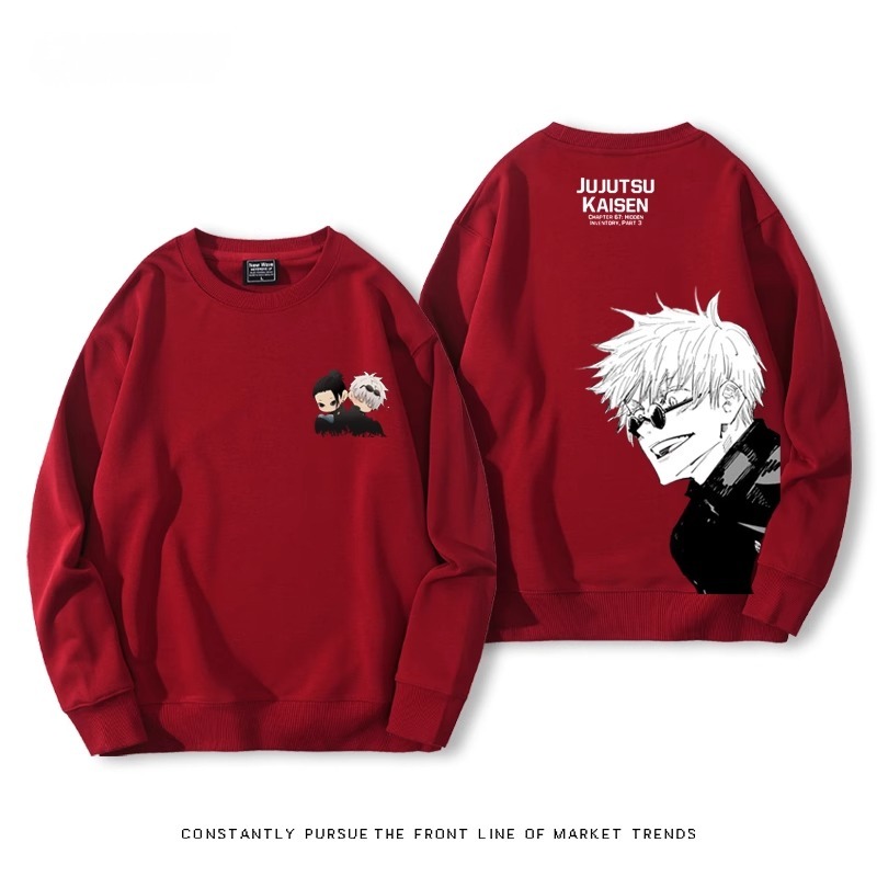 【預售2.25號發貨】鏈鋸人聯名衛衣2024秋冬新款親子情侶裝薄絨款連帽衛衣