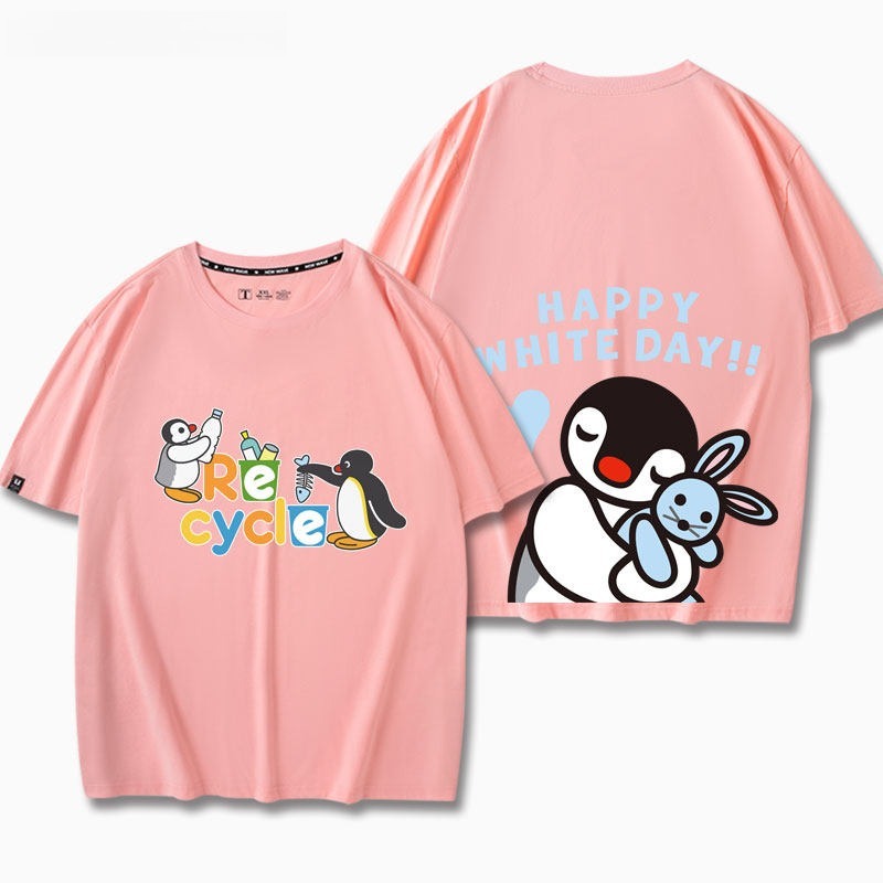 企鵝家族Pingu 印花短袖T恤