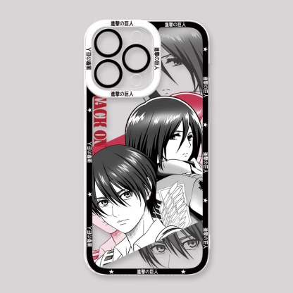 蘋果 系列進擊的巨人天使眼透明防摔軟殼