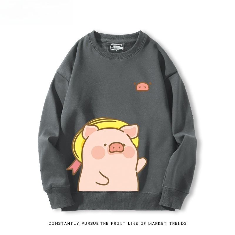 LuLu豬 聯名親子情侶裝 圓領長袖