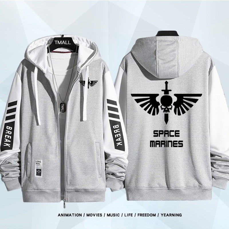 戰錘40K 手繪連帽衫 春秋舒適外套