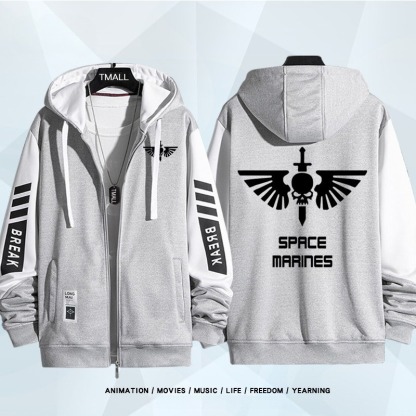 戰錘40K 手繪連帽衫 春秋舒適外套