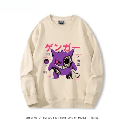 寶可夢耿鬼 聯名親子情侶裝 圓領長袖