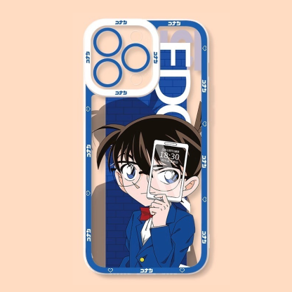 蘋果 系列名偵探柯南天使眼透明防摔軟殼