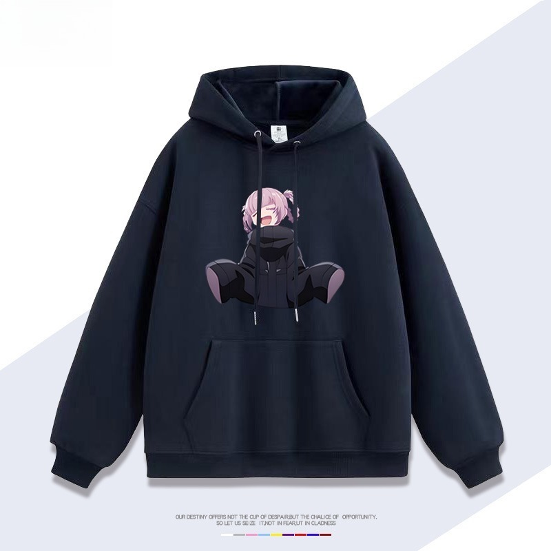 徹夜之歌七草薺 親子情侶男女連帽衛衣