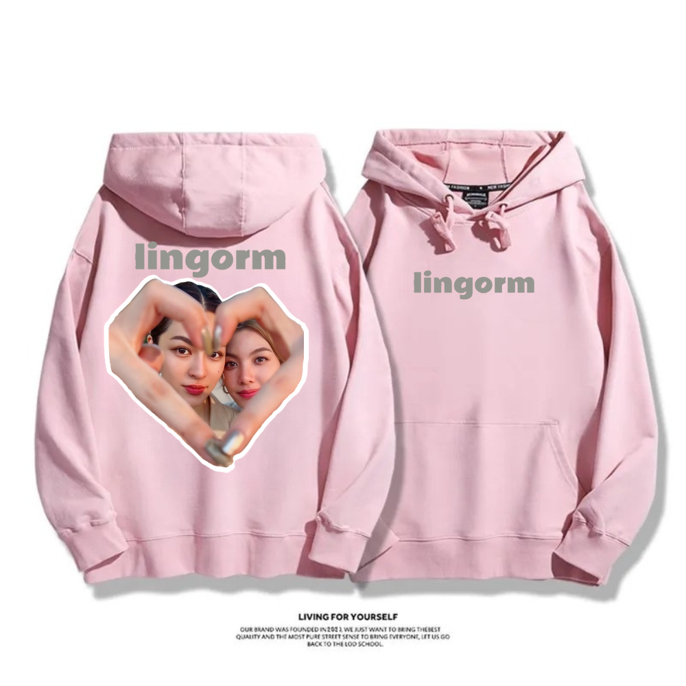 LINGORM 2025秋冬新款 親子情侶男女連帽衛衣