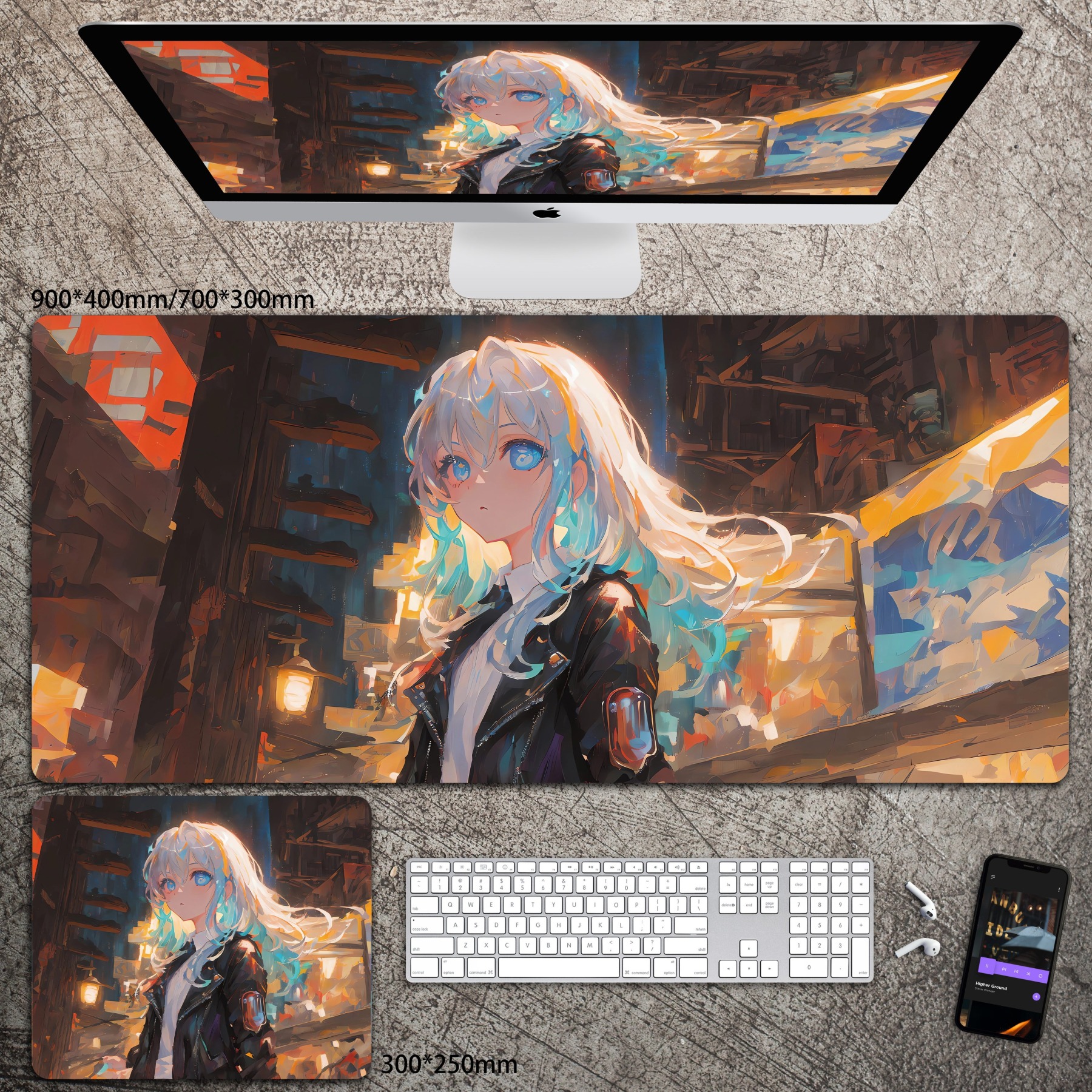 動漫系列 主題桌墊 布質滑鼠墊