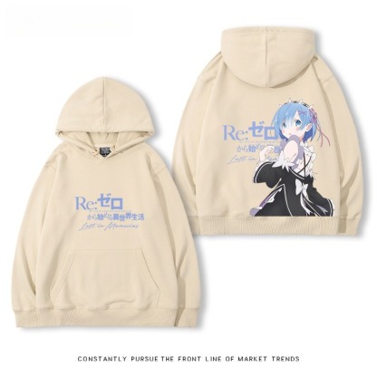 從零開始的異世界 親子情侶男女連帽衛衣