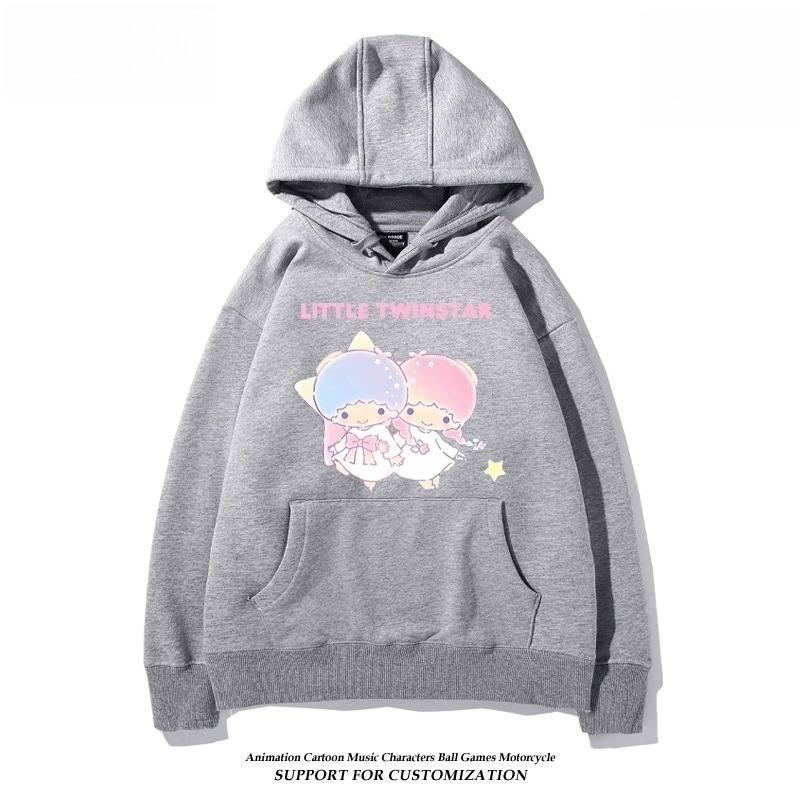 雙子星little twinstars新款 親子情侶男女連帽衛衣
