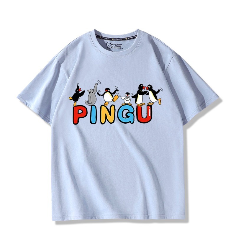 Pingu企鵝家族周邊 印花短袖T恤
