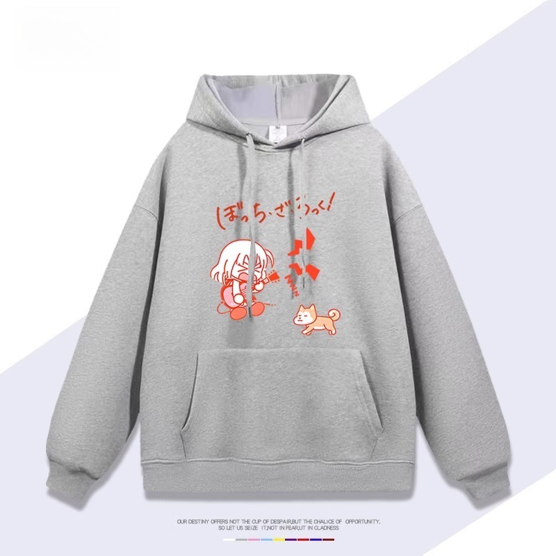 孤獨搖滾 聯名衛衣2025秋冬新款親子情侶裝連帽衛衣