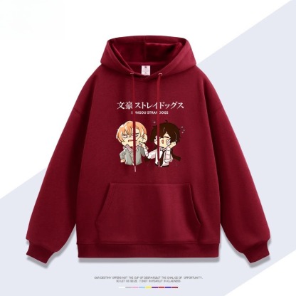 文豪野犬新款 親子情侶男女連帽衛衣