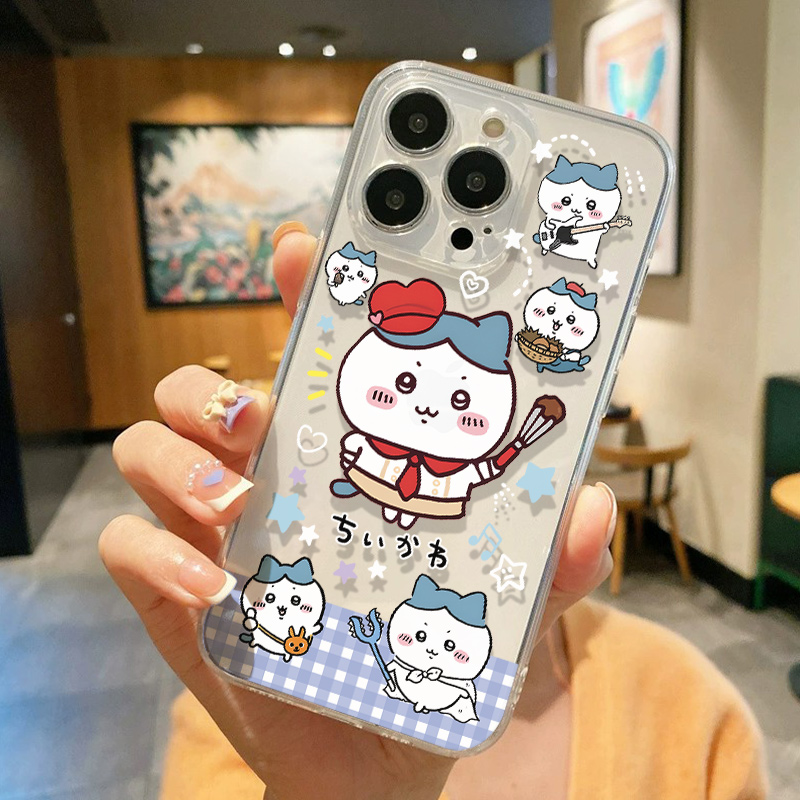 蘋果 系列chiikawa 透明防摔軟殼