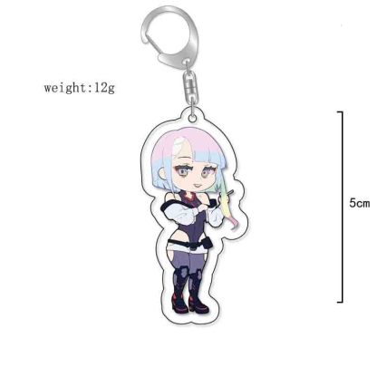 賽博朋克：邊緣行者2077大衛露西麗貝卡賽博浪客Cyberpunk鑰匙扣掛飾【單買三件起送】