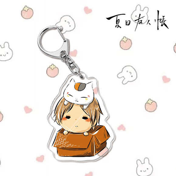 夏目友人帳夏目貴志貓咪老師/斑夏目玲子周邊擺件立牌鑰匙扣掛飾【單買三件起送】