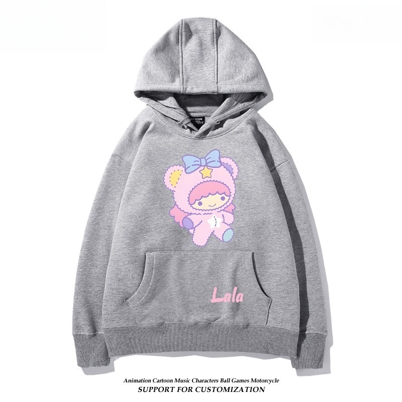 雙子星little twinstars新款 親子情侶男女連帽衛衣