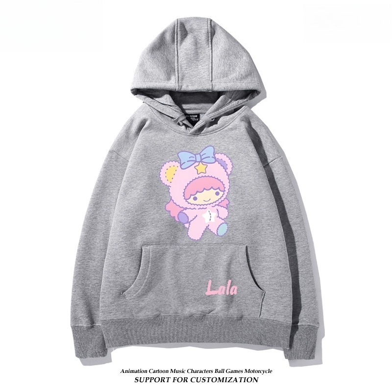 雙子星little twinstars新款 親子情侶男女連帽衛衣