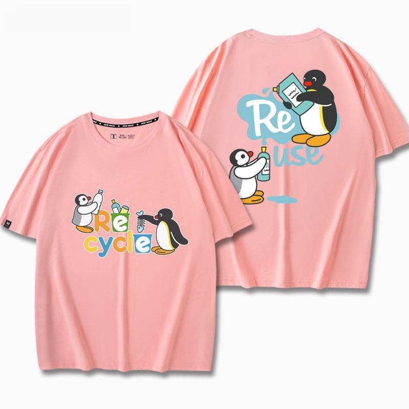 企鵝家族Pingu 印花短袖T恤