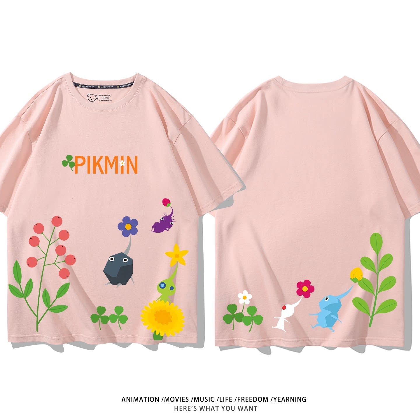 皮克敏PIKMIN4 印花短袖T恤