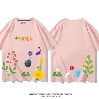 皮克敏PIKMIN4 印花短袖T恤
