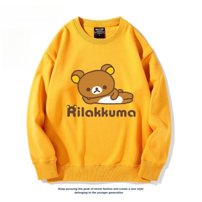 日系拉拉熊 聯名親子情侶裝 圓領長袖