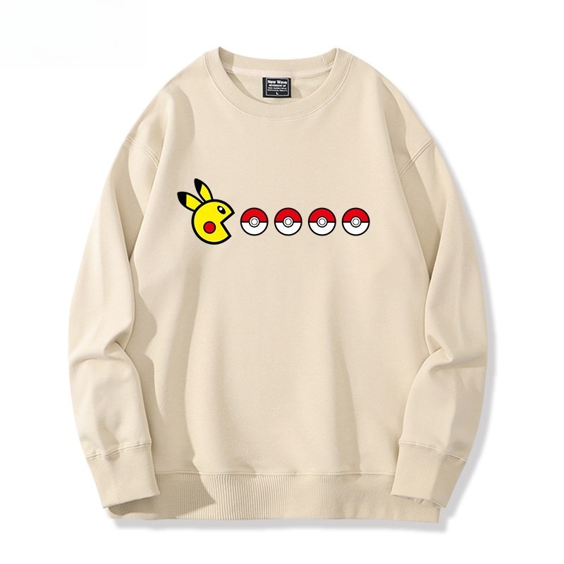 精靈寶可夢星之卡比 聯名親子情侶裝 圓領長袖