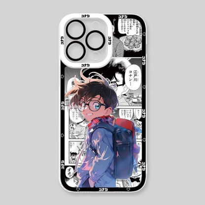 蘋果 系列名偵探柯南天使眼透明防摔軟殼