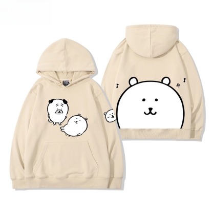 自嘲熊 聯名衛衣2025秋冬新款 親子情侶裝連帽衛衣