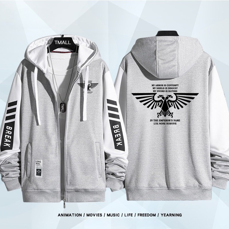 戰錘40K 手繪連帽衫 春秋舒適外套