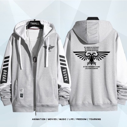 戰錘40K 手繪連帽衫 春秋舒適外套