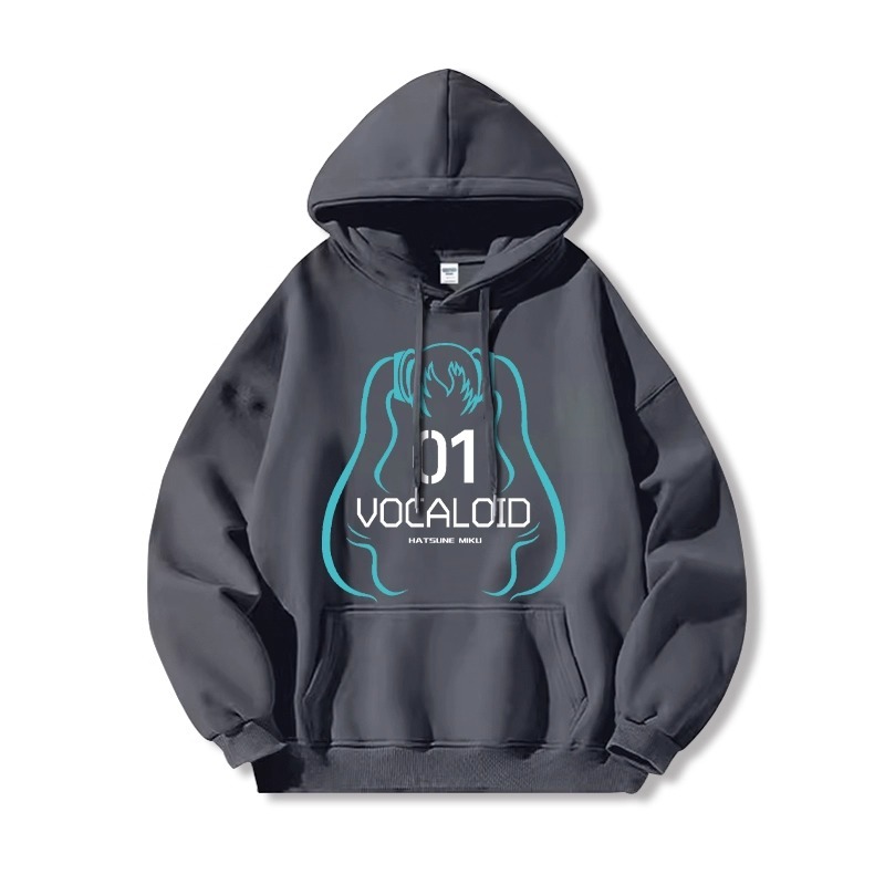 初音未來 聯名衛衣2025秋冬新款 親子情侶裝連帽衛衣