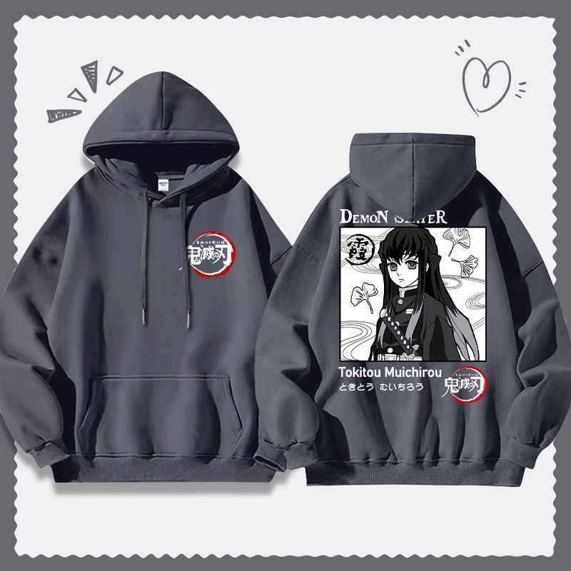 鬼滅之刃 聯名衛衣2025秋冬新款寬鬆連帽衛衣