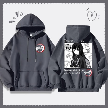 鬼滅之刃 聯名衛衣2025秋冬新款寬鬆連帽衛衣