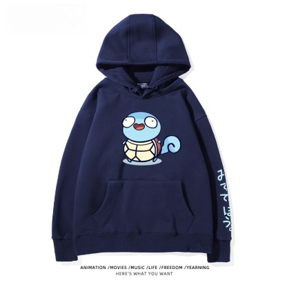 寶可夢Q版搞怪新款 親子情侶男女款連帽衛衣
