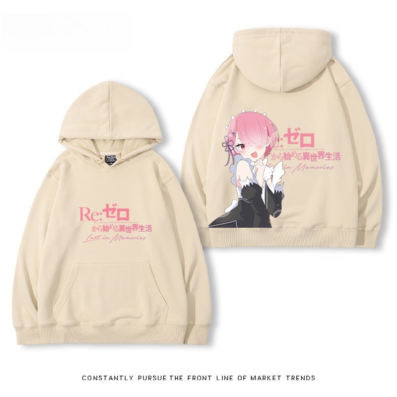 從零開始的異世界 親子情侶男女連帽衛衣