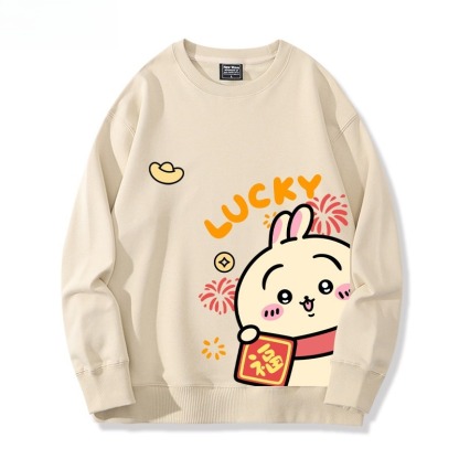 Chiikawa 聯名親子情侶裝 圓領長袖