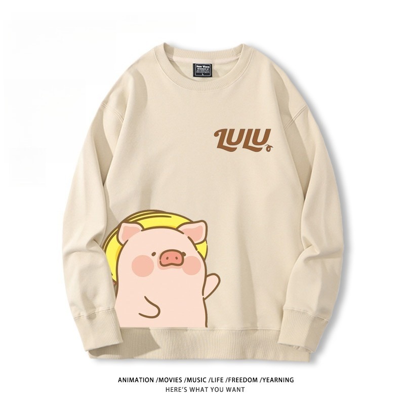 LuLu豬 聯名親子情侶裝 圓領長袖