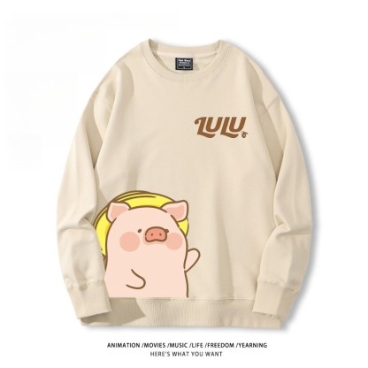 LuLu豬 聯名親子情侶裝 圓領長袖