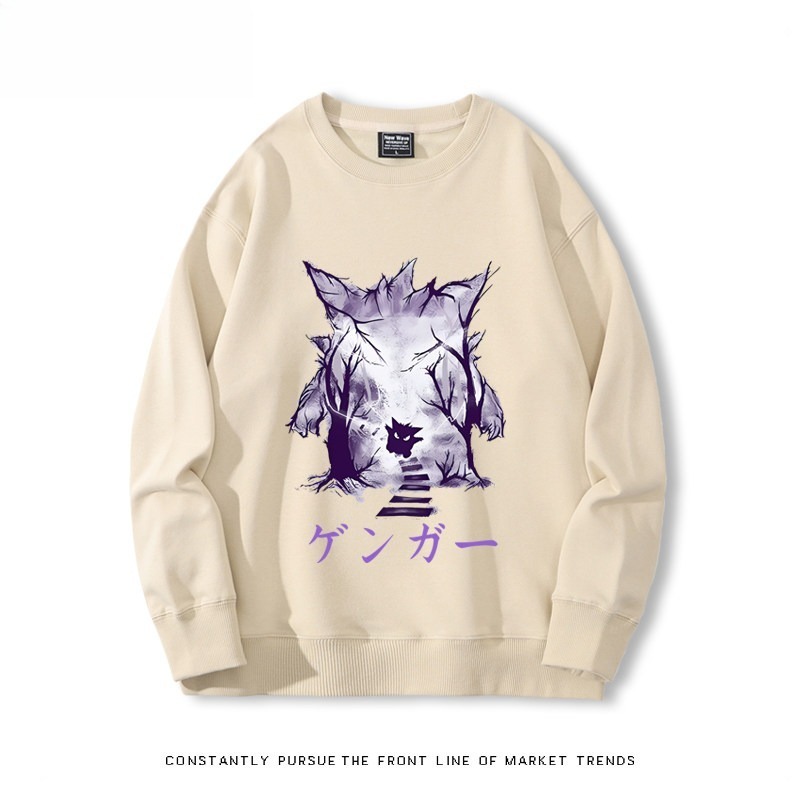 寶可夢耿鬼 聯名親子情侶裝 圓領長袖