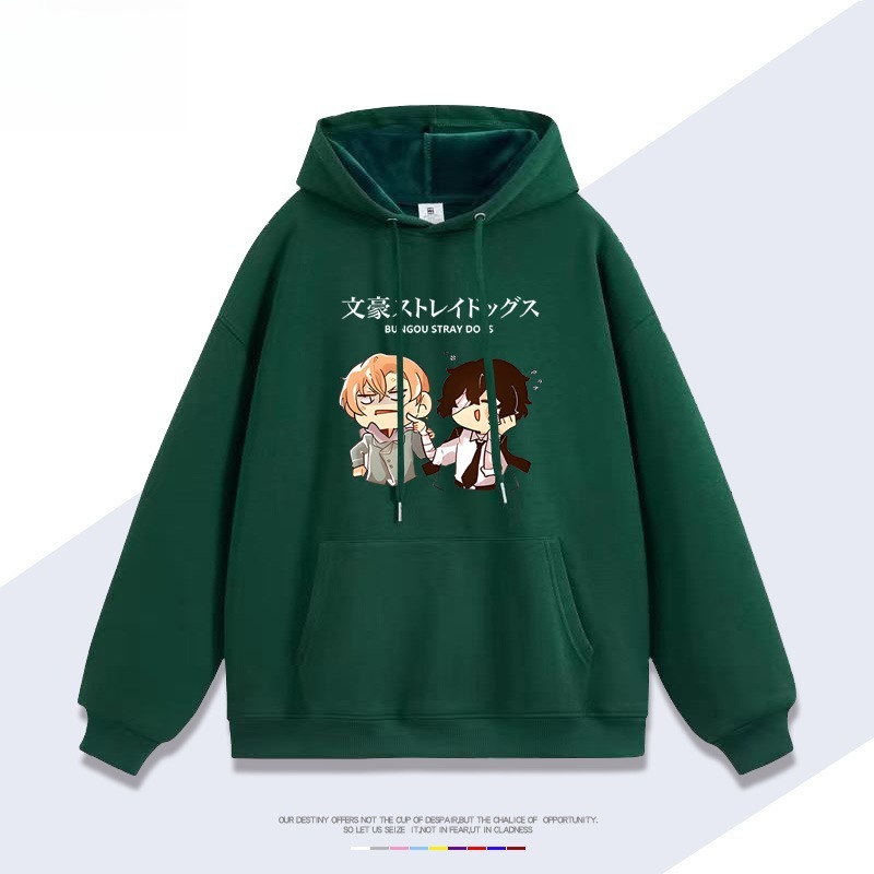 文豪野犬新款 親子情侶男女連帽衛衣