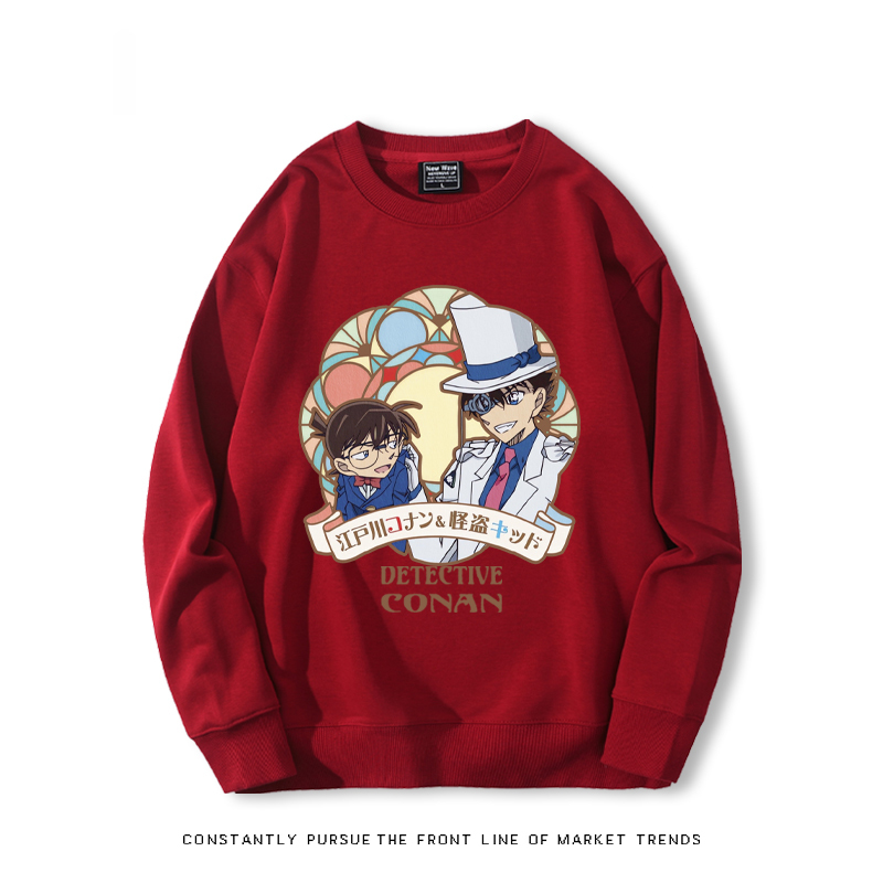 名偵探柯南 聯名2024親子情侶裝 圓領長袖