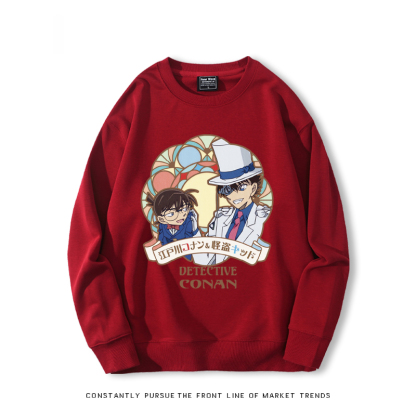 名偵探柯南 聯名2024親子情侶裝 圓領長袖