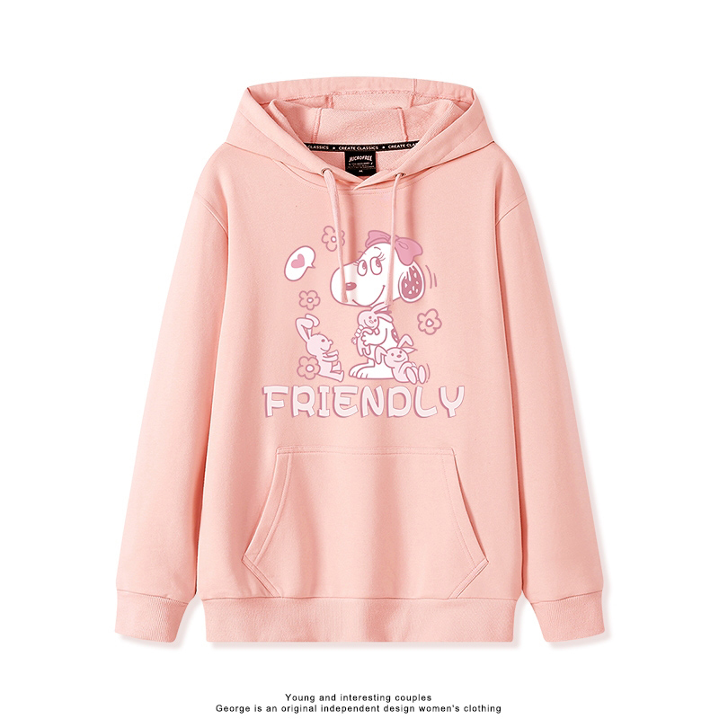 史努比 聯名衛衣2025秋冬新款親子情侶裝連帽衛衣