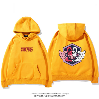 航海王紅髮歌姬烏塔 聯名衛衣2024秋冬新款親子情侶裝薄絨款連帽衛衣