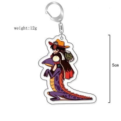 航海王草帽路飛索隆喬巴羅賓亞力克鑰匙扣掛飾【單買三件起送】